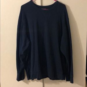 Navy Long Sleeve Crew Neck- Mens XXL